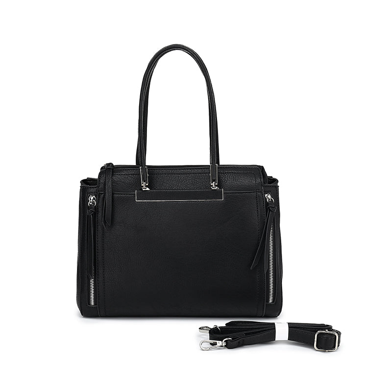 Double Handle Multi Compartment Satchel
