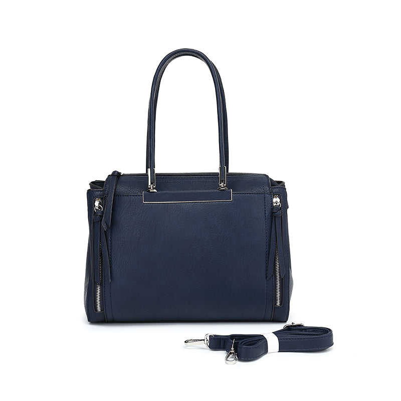Double Handle Multi Compartment Satchel