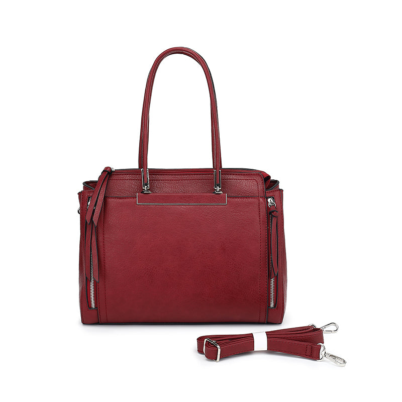 Double Handle Multi Compartment Satchel