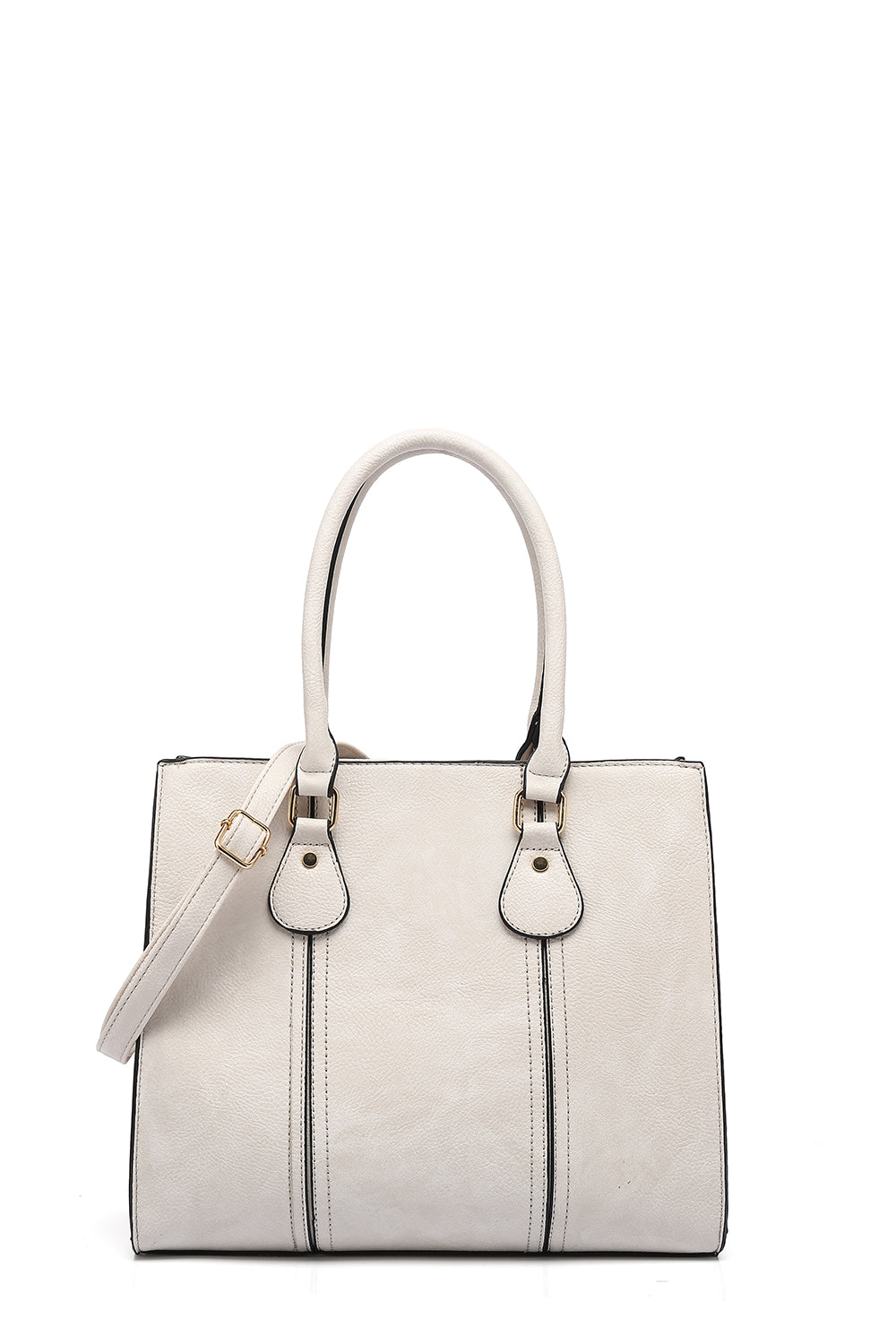 Structured Double Handle Tote 9525