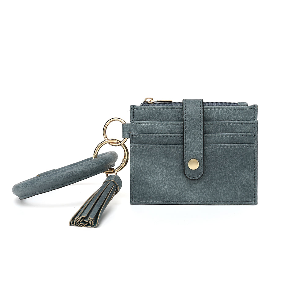 Wristband Bracelet Keychain Pocket Credit Card Holder 11442