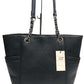 Double Handle Tote with Chain Handle
