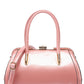 Patent Leather Double Handle Frame Satchel 1691