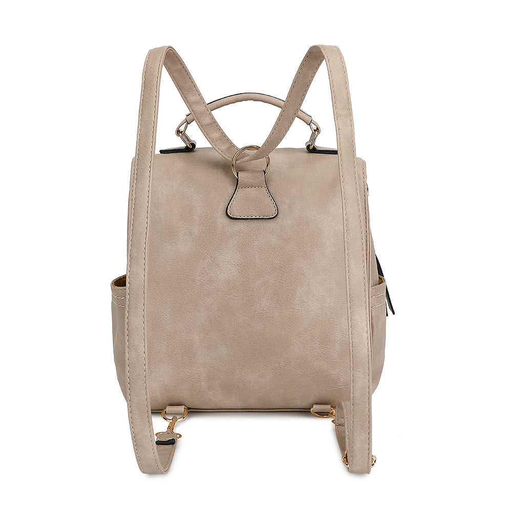 BACKPACK WITH FRONT ZIP POCKET 21537C
