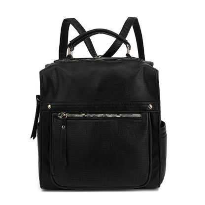 BACKPACK WITH FRONT ZIP POCKET 21537C