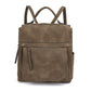 BACKPACK WITH FRONT ZIP POCKET 21537C