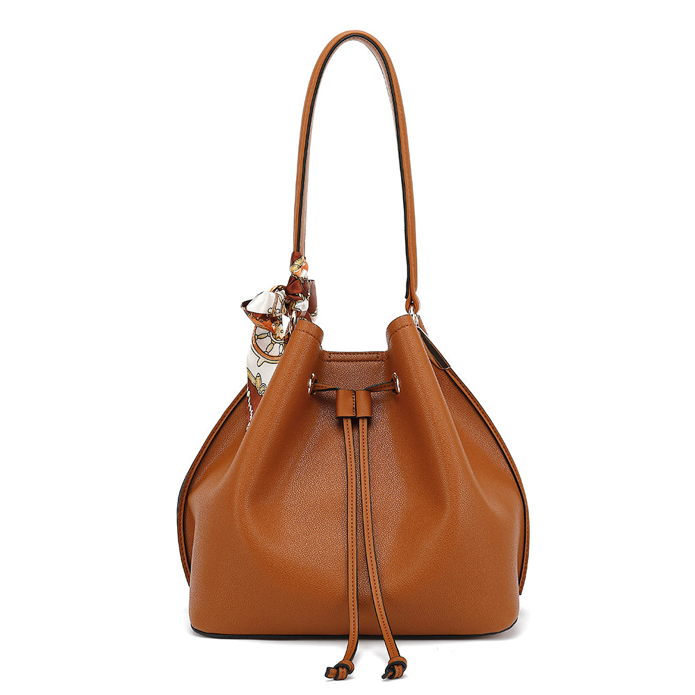 2 in 1 Hobo with Scarf Detail 21604