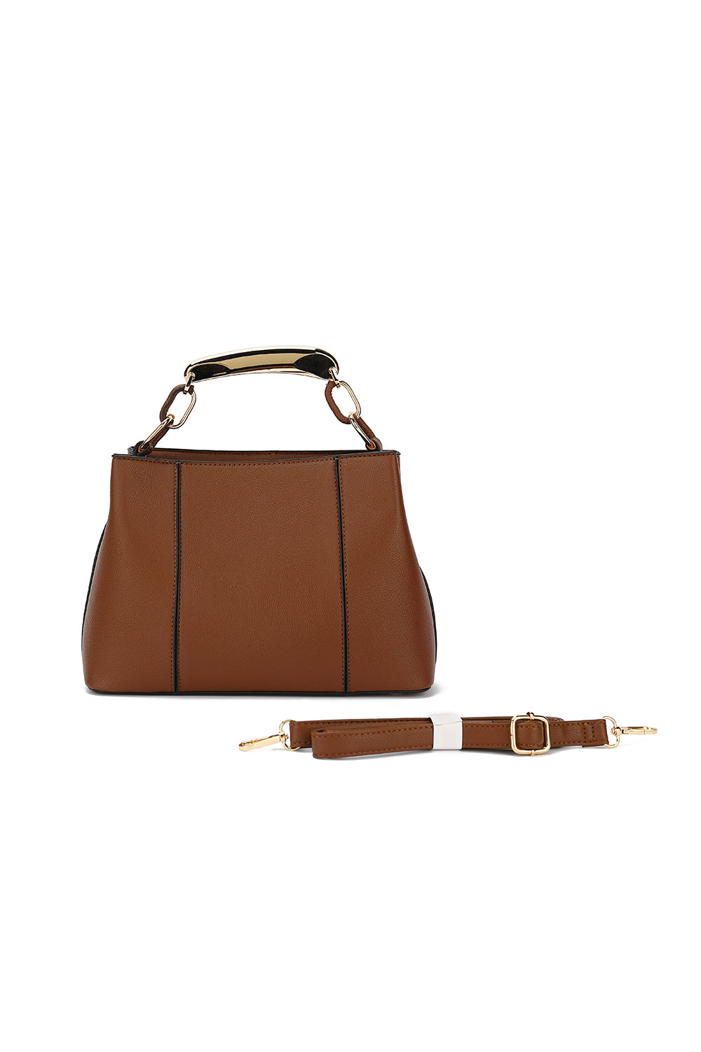 Metal Handle Satchel 21716A