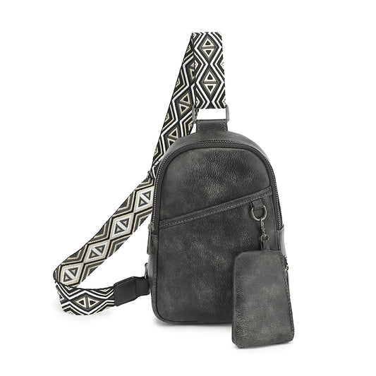 GUITAR STRAP SLING WITH COIN POUCH 22539L