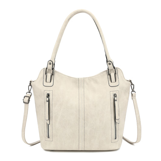 4 POSTER DOUBLE HANDLE TOTE WITH DETACHABLE SHOULDER STRAP 23578