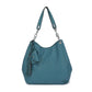 Large Slouchy Hobo With Chain Link Detail And Hangoff