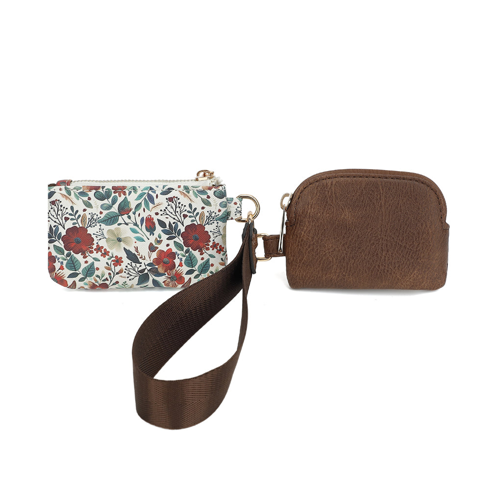 Dual Pouch Wristlet