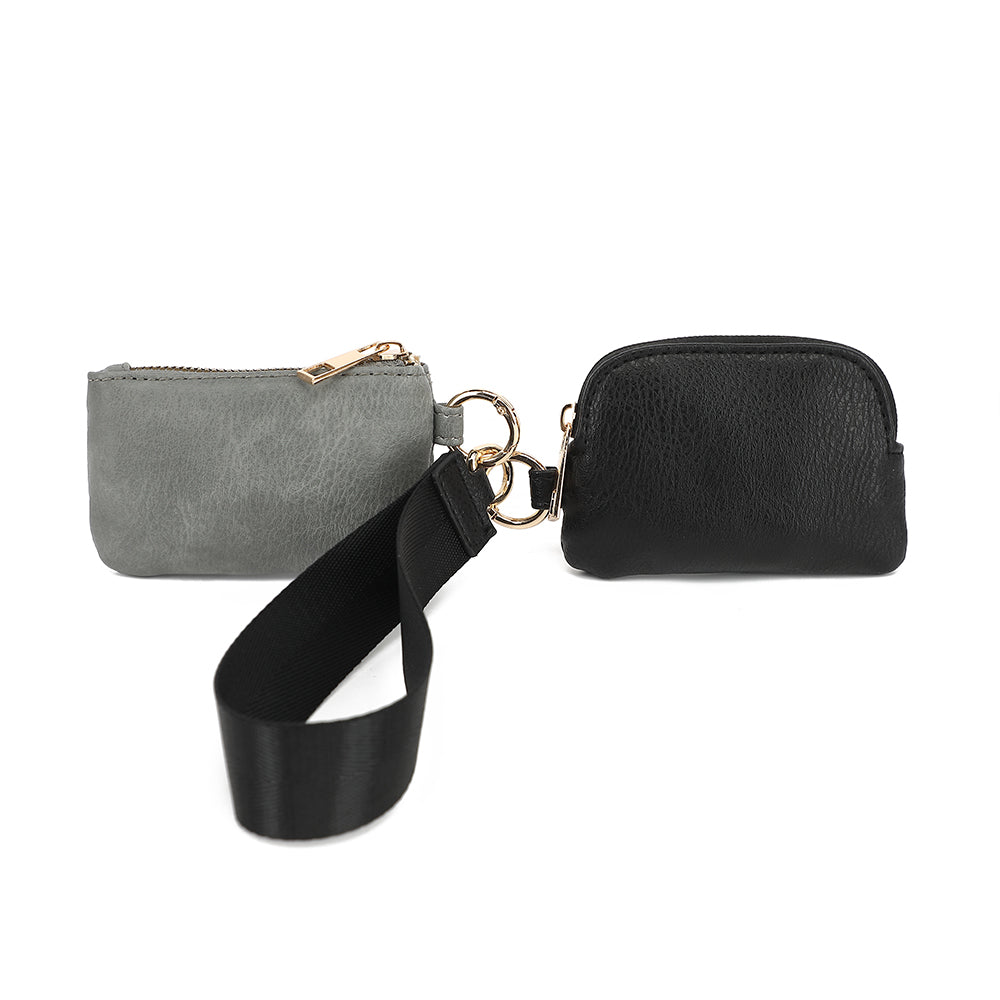 Dual Pouch Wristlet