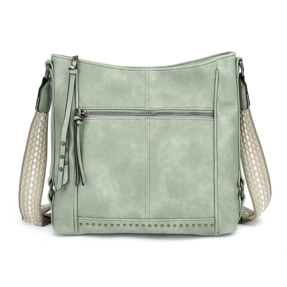 CROSSBODY WITH ZIP POCKETS 23709C