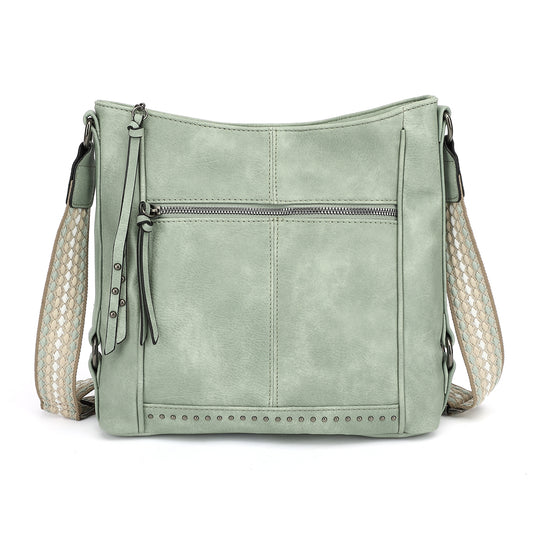 CROSSBODY WITH ZIP POCKETS 23709C