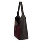 ULTRASUEDE COLOR BLOCK HOBO 24009