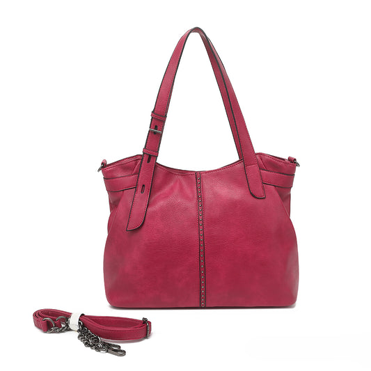 DOUBLE HANDLE STUD N/S TOTE 24013