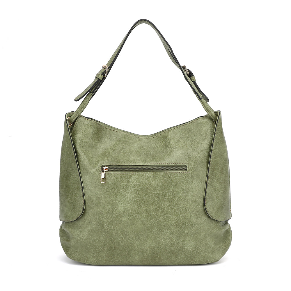 SLOUCHY DOUBLE HANDLE HOBO 24015
