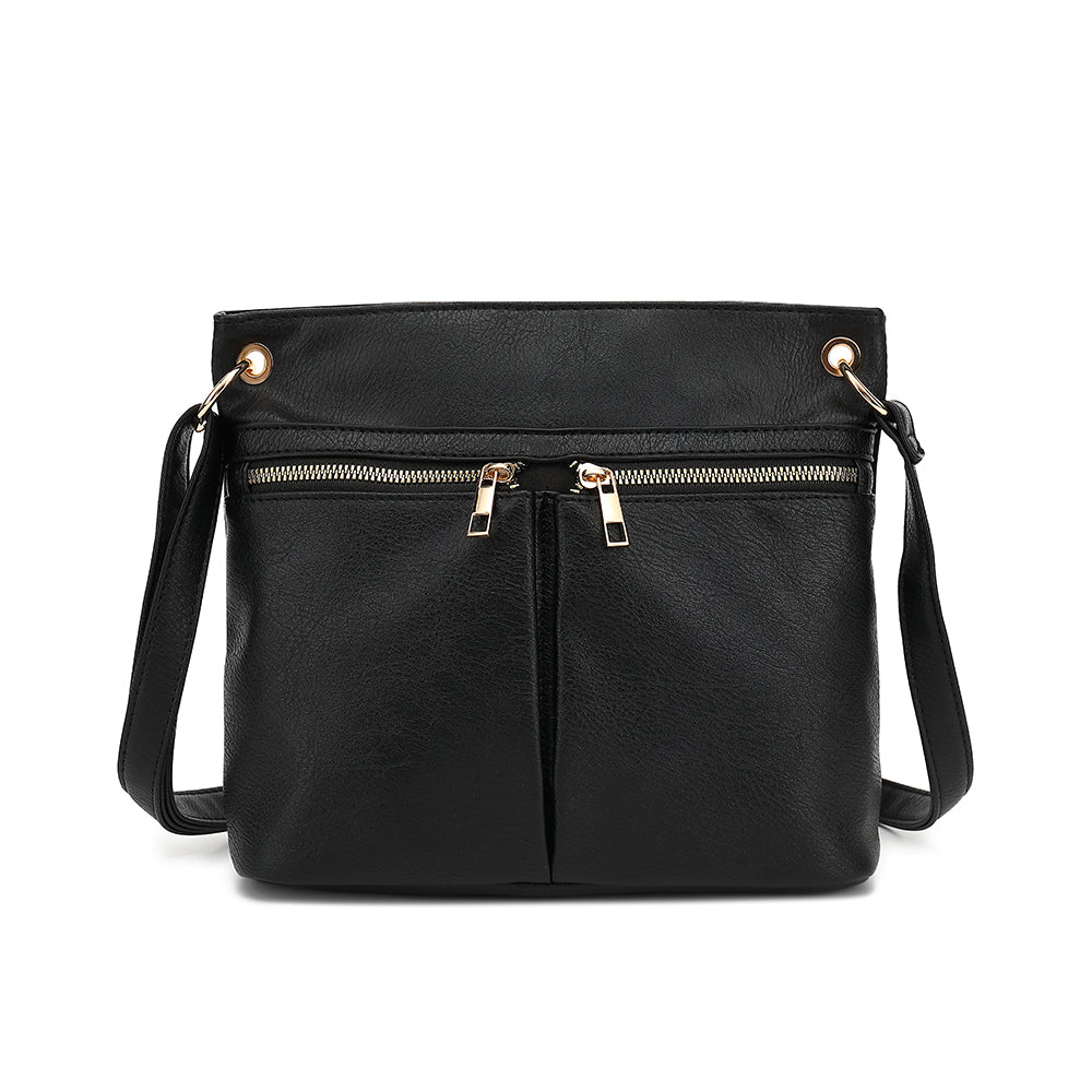Front Pockets Hobo Crossbody 24025