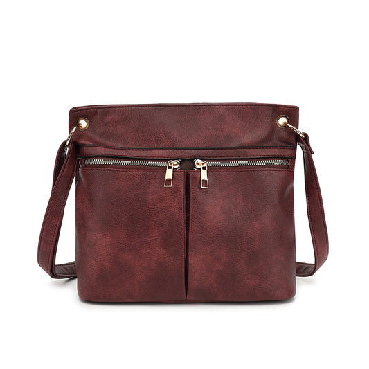 Front Pockets Hobo Crossbody 24025