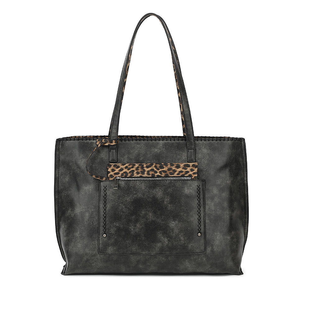 2 IN 1 LARGE TOTE WITH FRONT SLIP PKT 24775