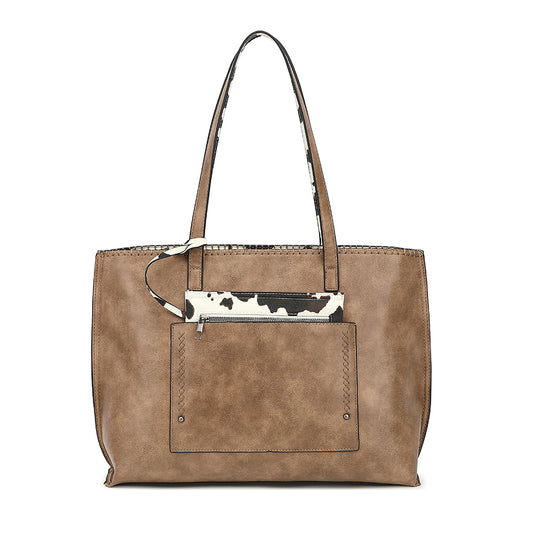 2 IN 1 LARGE TOTE WITH FRONT SLIP PKT 24775