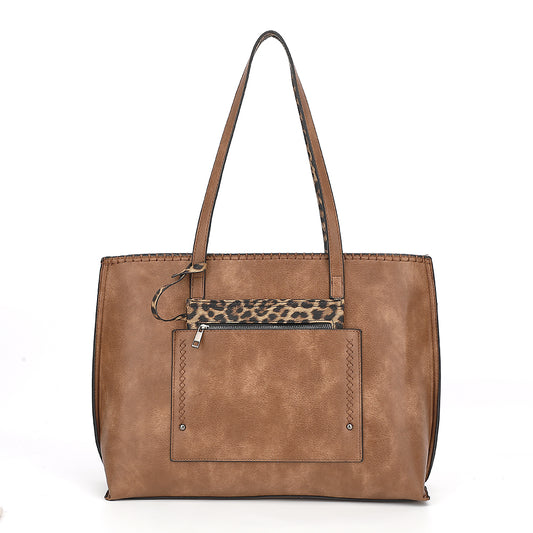 2 IN 1 LARGE TOTE WITH FRONT SLIP PKT 24775