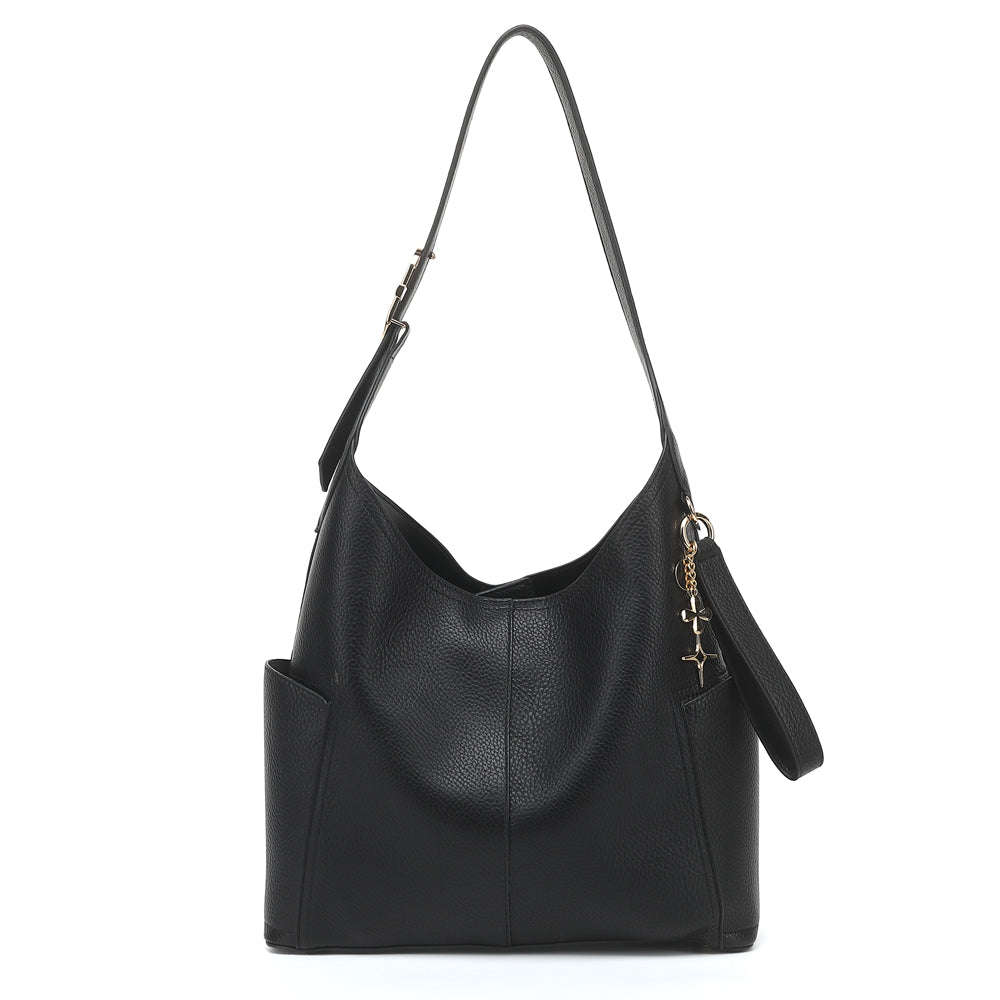 LARGE N/S HOBO WITH CHARM 24882