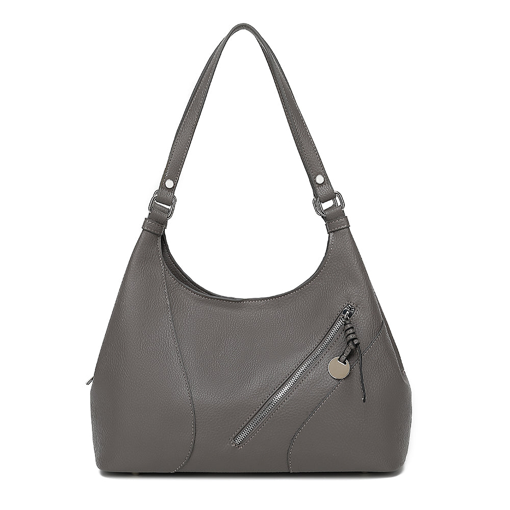 4 POSTER TRIPLE COMP SATCHEL WITH FRONT ZIP POCKETS 24904