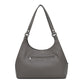 4 POSTER TRIPLE COMP SATCHEL WITH FRONT ZIP POCKETS 24904