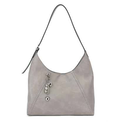 STUD N/S HOBO WITH CHARM 24907