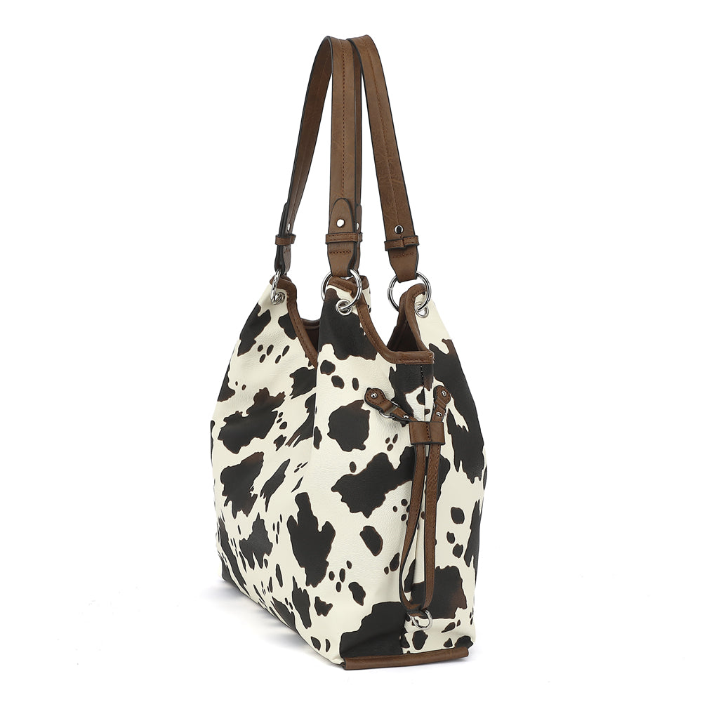 COW DOUBLE HANDLE TOTE 24918