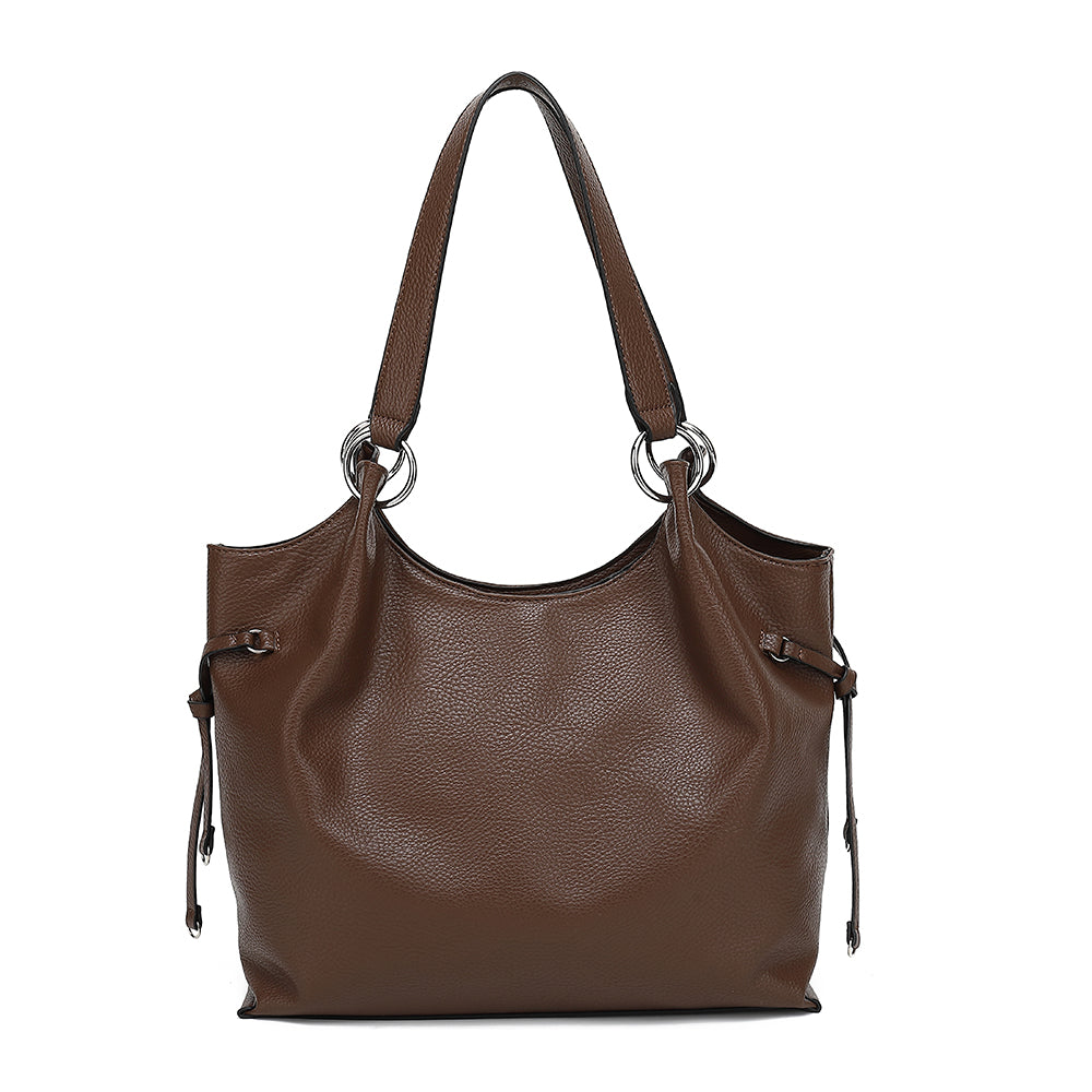 COW DOUBLE HANDLE TOTE 24918D