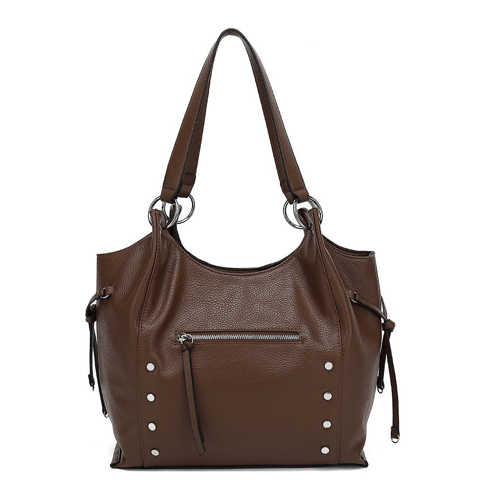COW DOUBLE HANDLE TOTE 24918D
