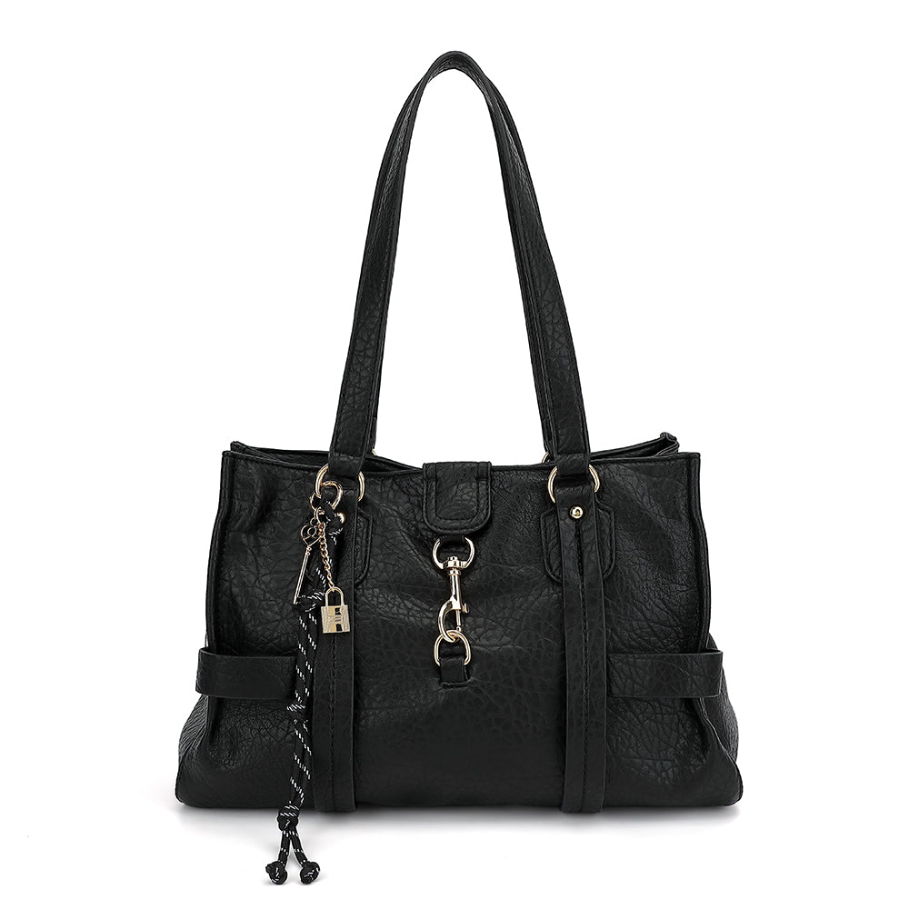 LARGE SATCHEL WITH CHARM DETAIL 24980