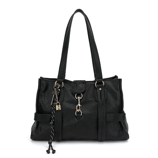 LARGE SATCHEL WITH CHARM DETAIL 24980