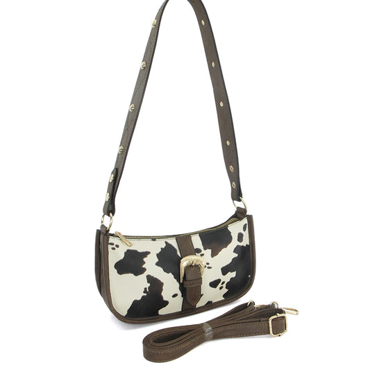 COW TOP ZIP WITH WESTERN BUCKLE  25004