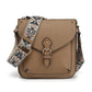 TOP ZIP CROSSBODY WITH FRONT PKT AND GUITAR STRAP 25024