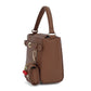 SATCHEL WITH EAR BUD CASE AND CHARM 25074
