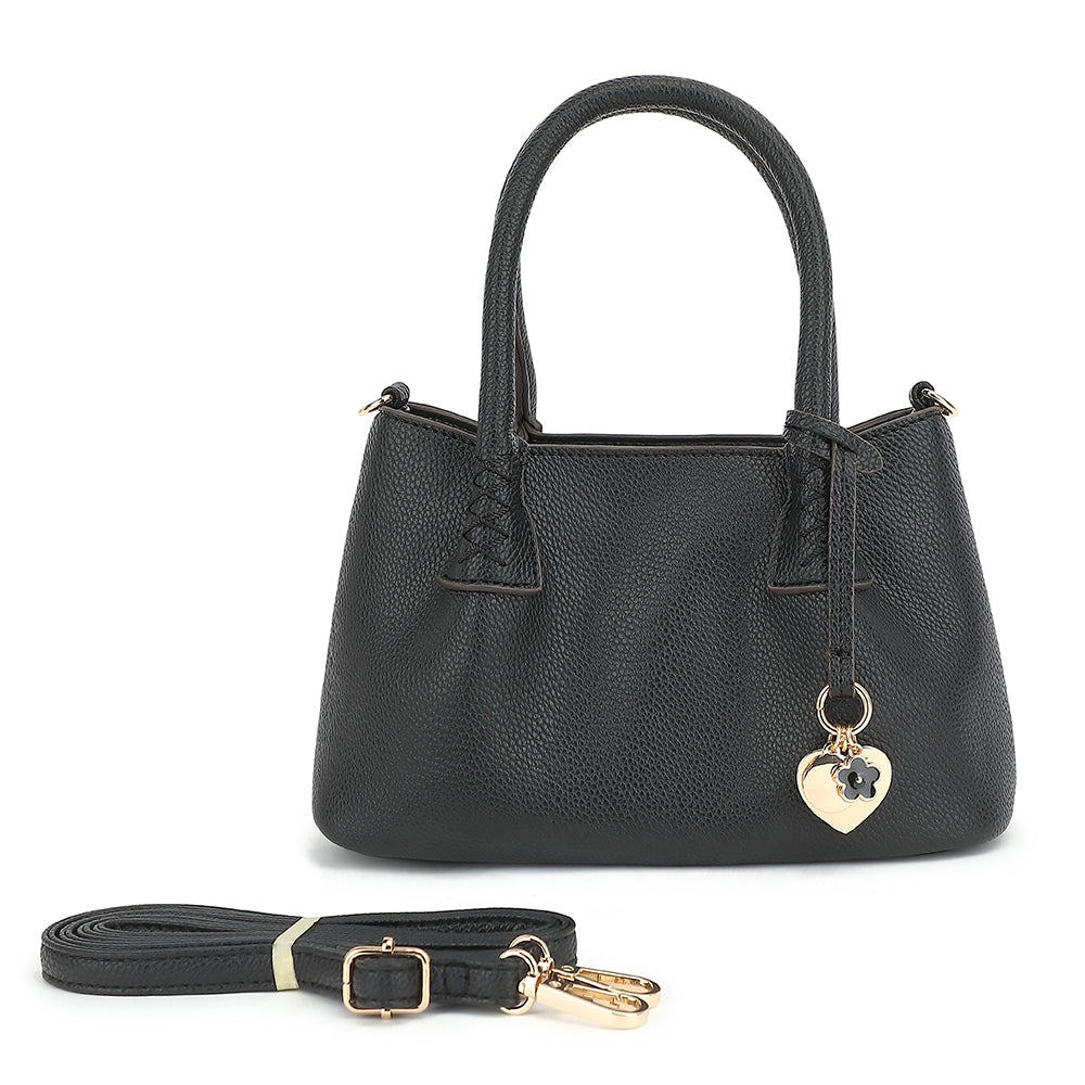 SATCHEL WITH CHARM DETAIL 25080