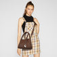 SATCHEL WITH CHARM DETAIL 25080