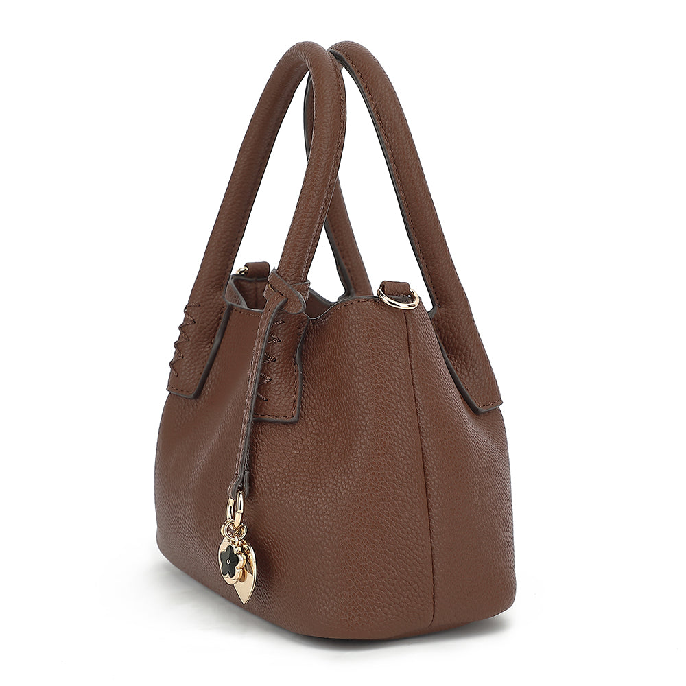 SATCHEL WITH CHARM DETAIL 25080