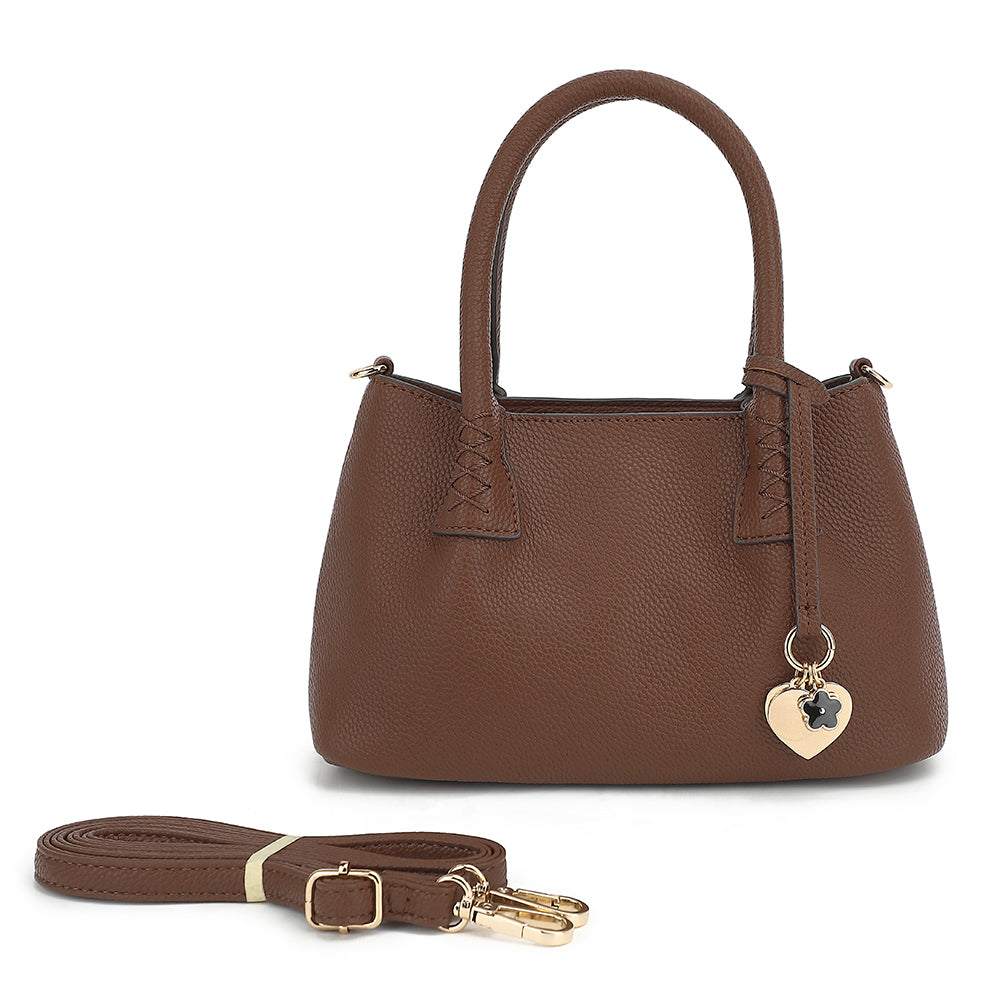 SATCHEL WITH CHARM DETAIL 25080