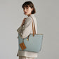COLORBLK TOTE WITH HANGOFF 25100