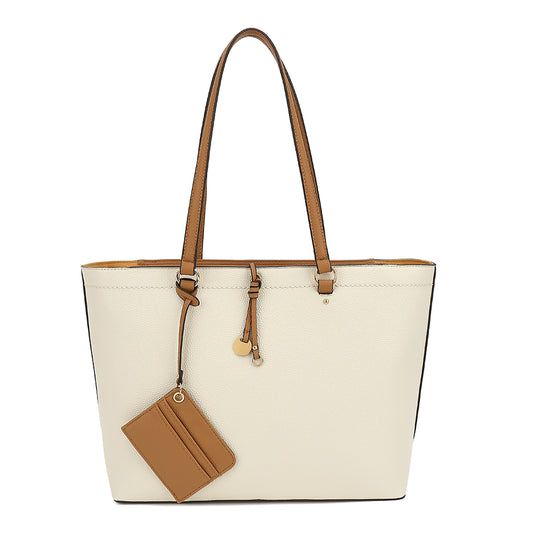 COLORBLK TOTE WITH HANGOFF 25100