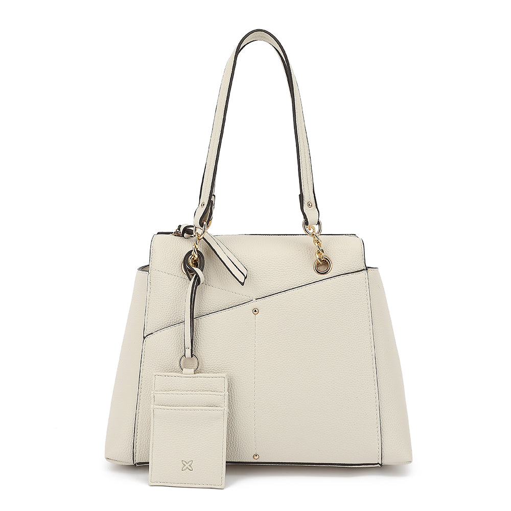 DOUBLE HANDLE SATCHEL WITH HANGOFF 25130