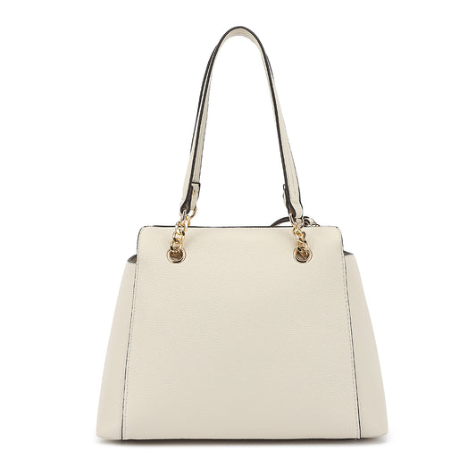 DOUBLE HANDLE SATCHEL WITH HANGOFF 25130