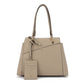 DOUBLE HANDLE SATCHEL WITH HANGOFF 25130