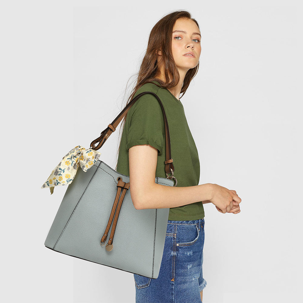 CONVERTIBLE HOBO WITH SCARF 25141A