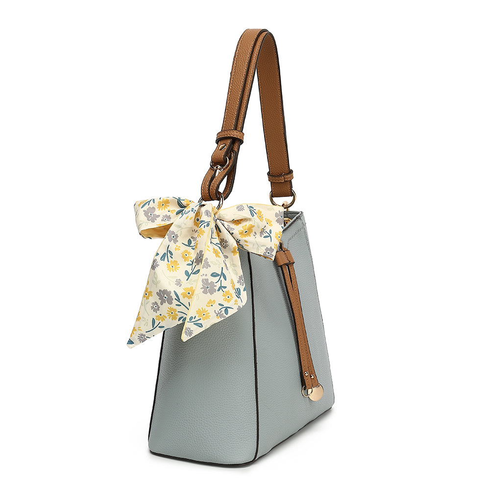 CONVERTIBLE HOBO WITH SCARF 25141A